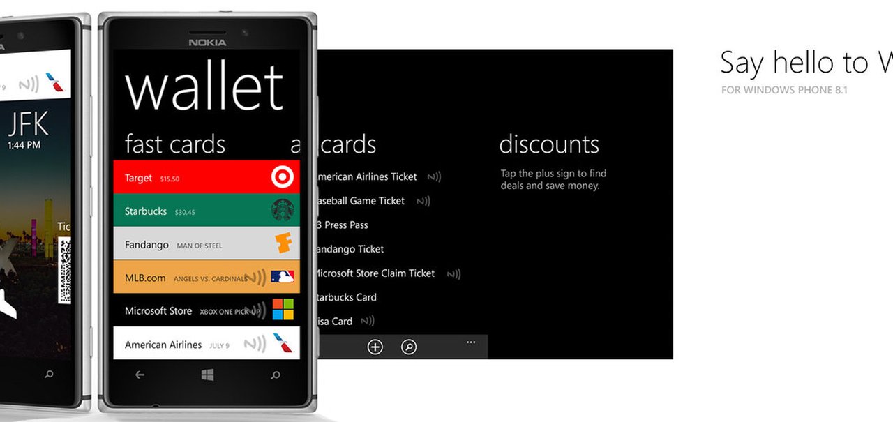 Microsoft trabalha em nova versão da Windows Wallet para seus smartphones