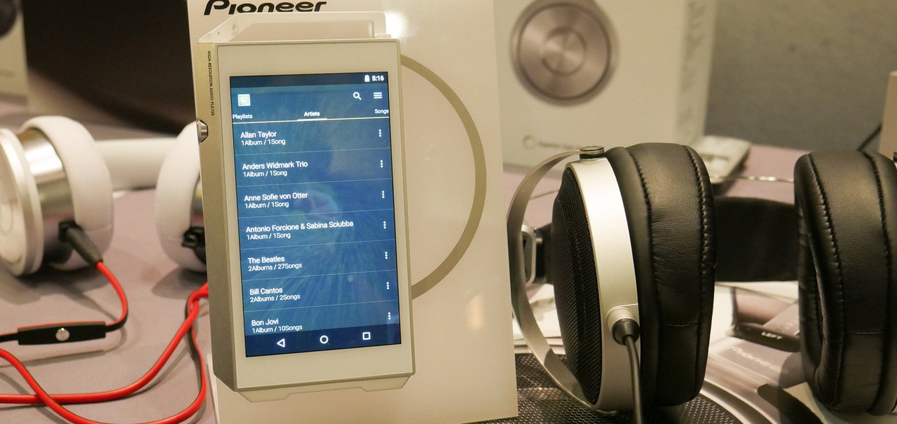 Pioneer apresenta novo reprodutor portátil pronto para músicas em FLAC