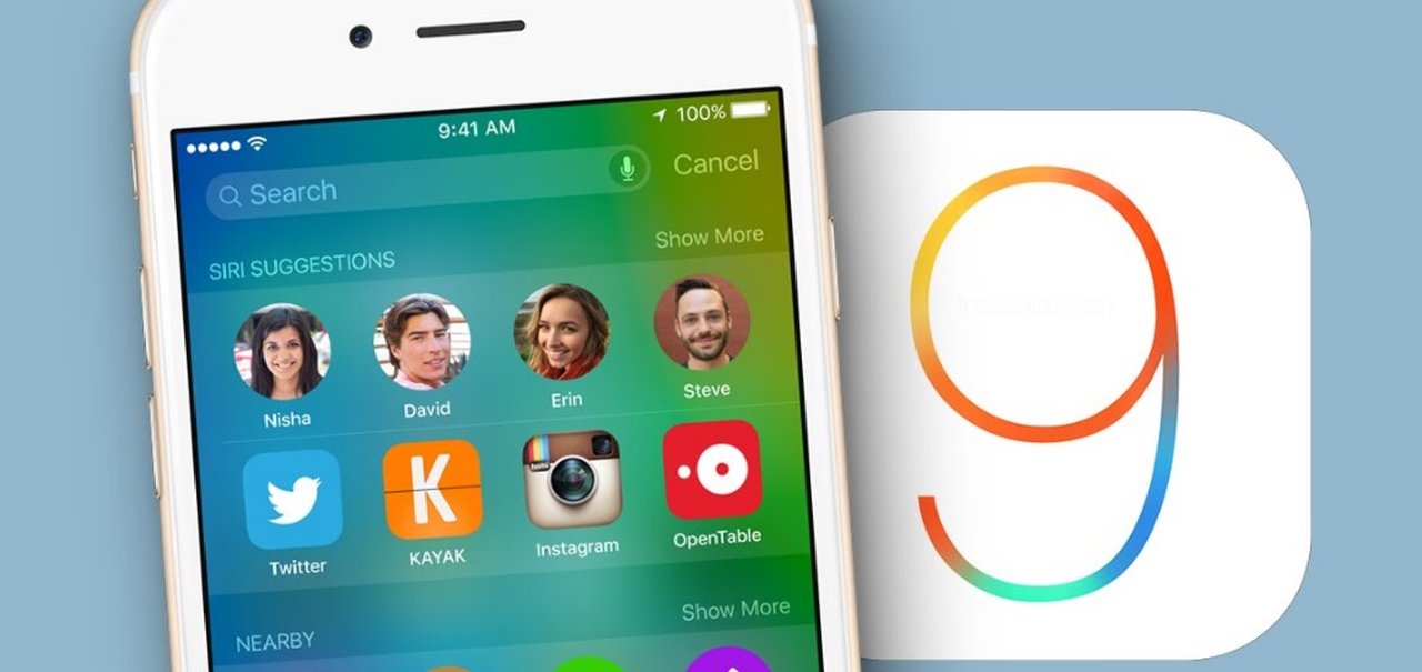iOS 9 já está instalado em 61% de todos os dispositivos móveis da Apple