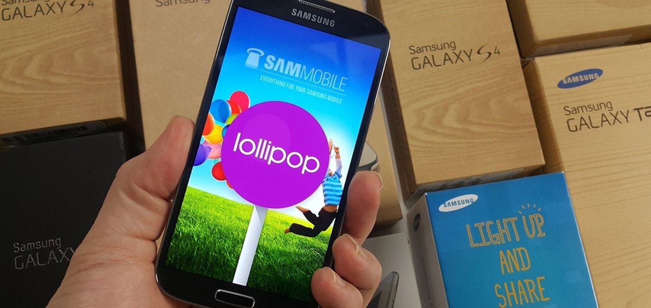 Galaxy S4 (GT-19515L) começa a receber atualização para o Android Lollipop