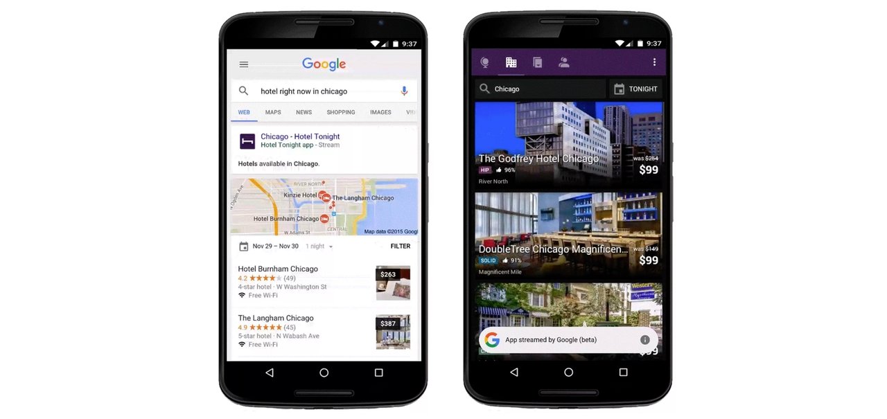 Google agora permite que você acesse apps de Android via streaming