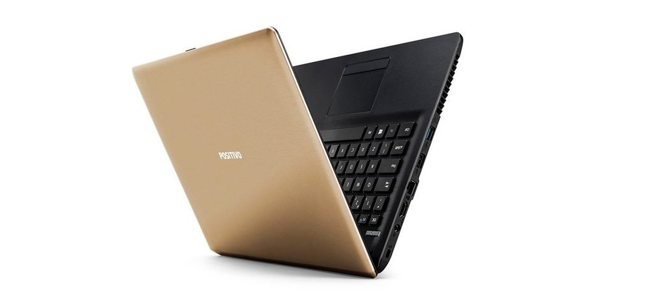 Positivo inicia vendas do seu primeiro notebook com acabamento dourado