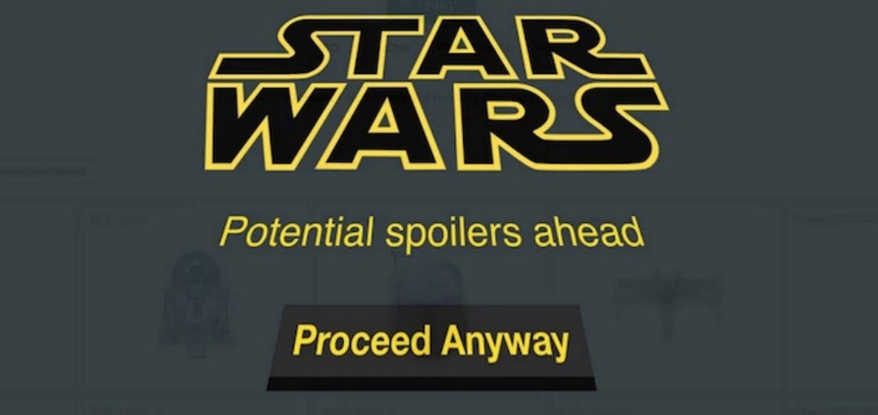 Extensão para Chrome protege você de spoilers referentes ao novo Star Wars