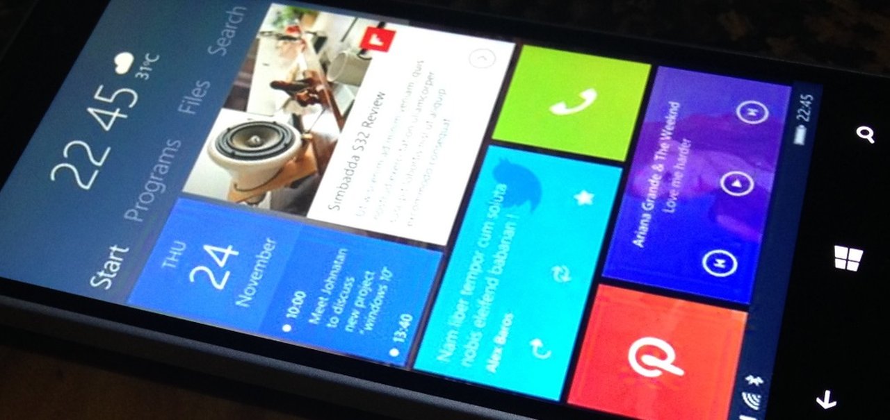 Windows 10 Mobile já está instalado em 7% dos smartphones da Microsoft