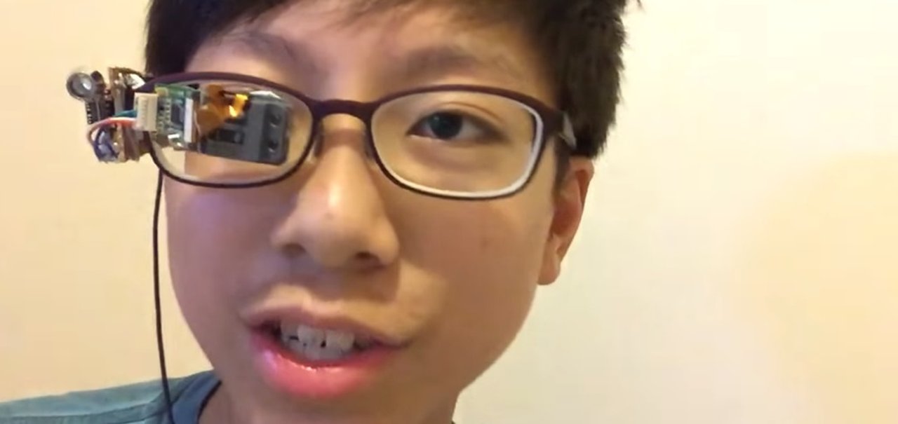 Garoto chinês de 13 anos cria um protótipo de óculos smart com Arduino