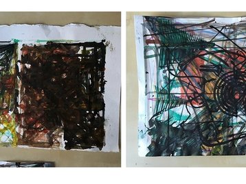 Transmissão no Twitch mostra robô pintando quadro abstrato em 36 horas