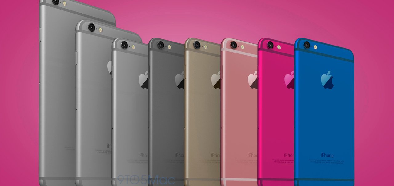 Rosa e azul: imagens revelam as possíveis novas cores do iPhone 6c [rumor]