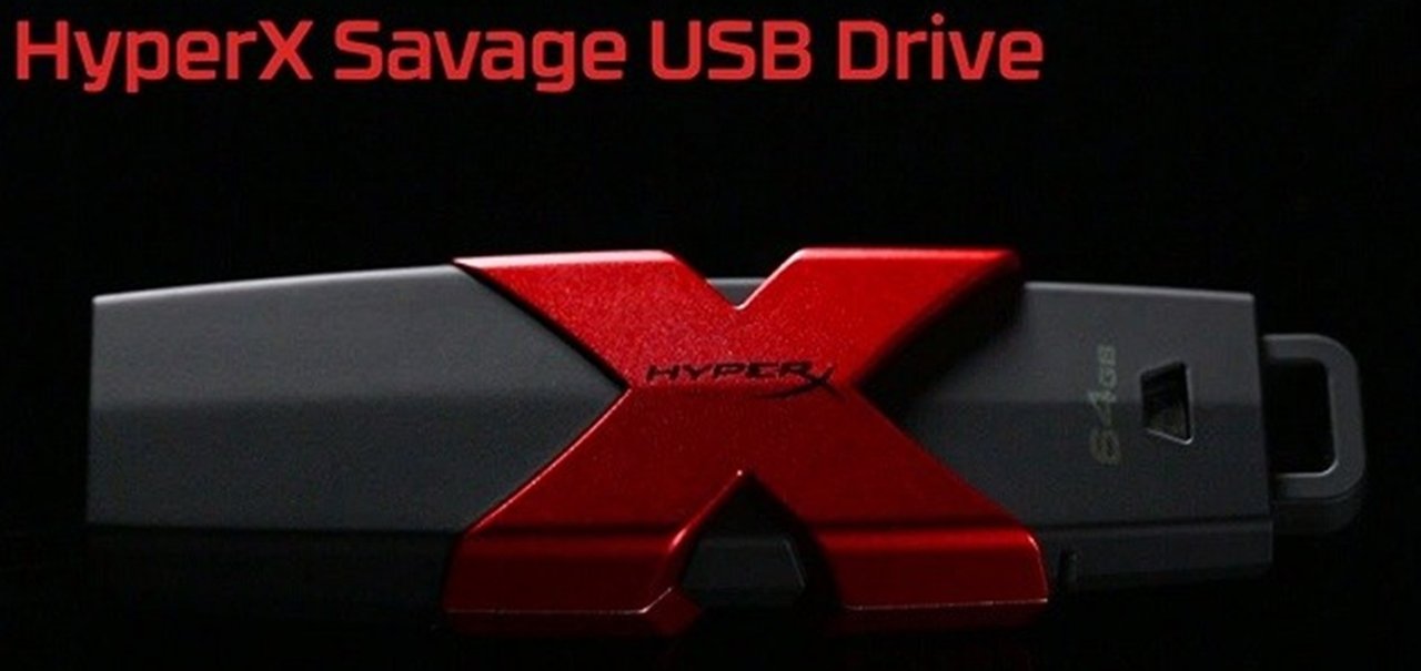 Com 512 GB, pendrive USB 3.1 da HyperX Savage chega neste ano ao Brasil