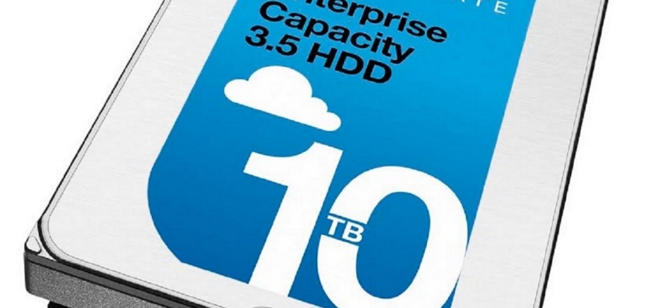 Seagate inicia a distribuição de seu HD com capacidade total de 10 TB