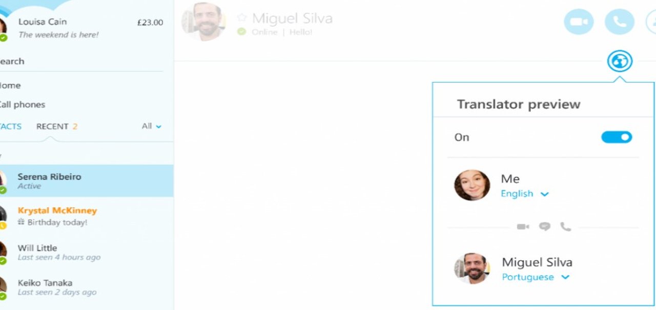 Skype Translator já está disponível para todos os usuários de Windows