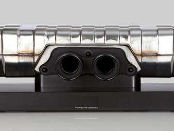 Porsche Design cria soundbar de luxo a partir de exaustor do 911 GT3