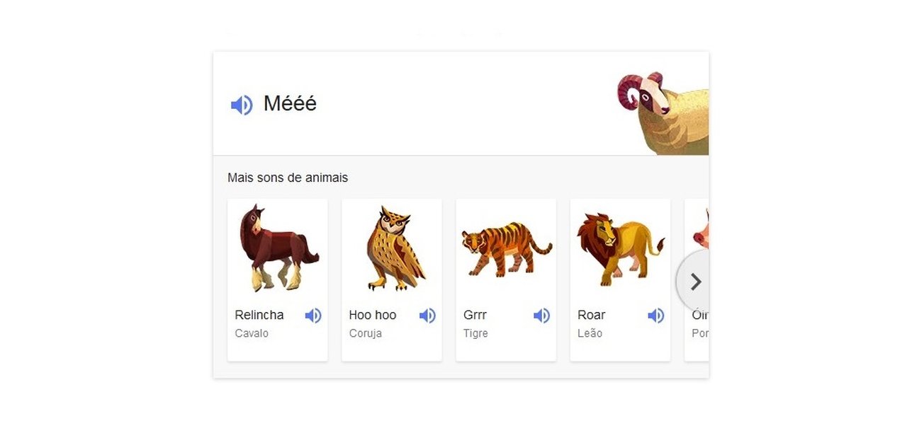 O Google já sabe que som faz uma zebra, um gato, uma baleia e muito mais