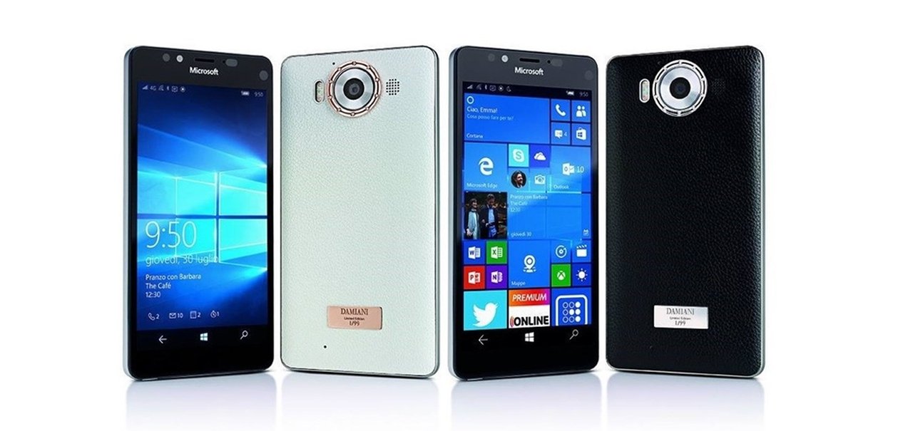 Lumia 950 de luxo com ouro e diamante sai pela 'bagatela' de R$ 8 mil!