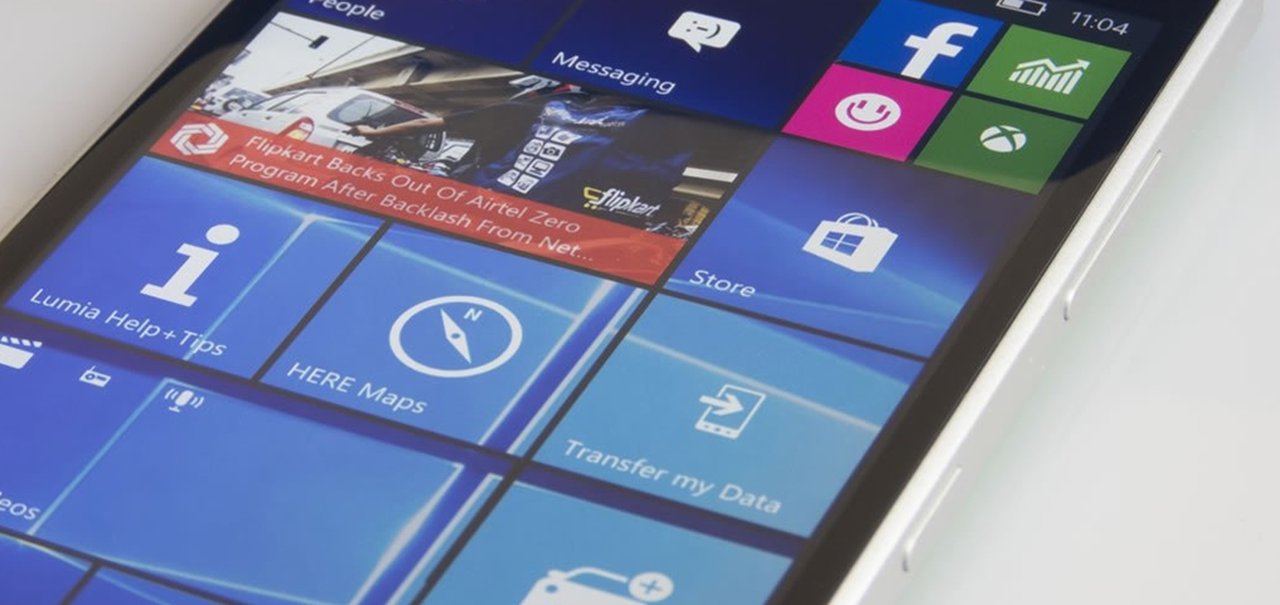 Como tirar print screen em um smartphone equipado com Windows 10 Mobile