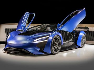 Fabricante chinesa mostra protótipo de carro elétrico com turbina de avião