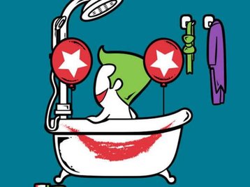 Desafio: você é capaz identificar os personagens que estão tomando banho?