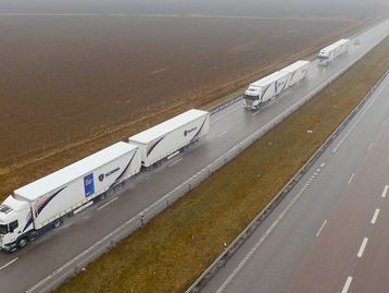 Caminhões autônomos passaram uma semana viajando sozinhos pela Europa