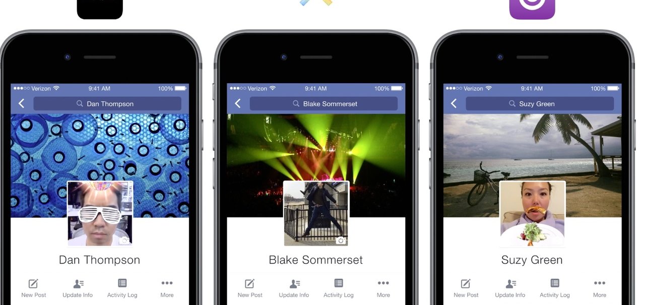 Facebook quer estimular o uso de vídeos como imagens de perfil