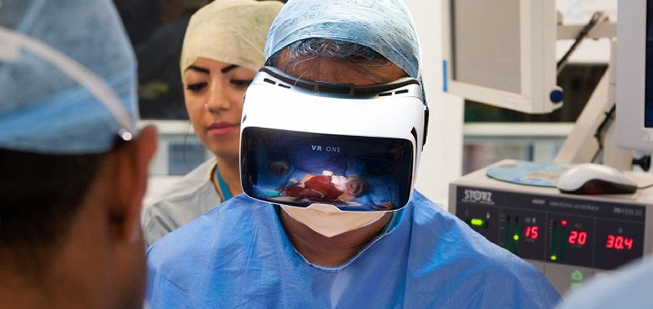 Cirurgia é transmitida em tempo real para gadgets de realidade virtual