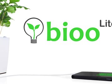 Bioo Lite: vaso de plantas usa a fotossíntese para gerar energia