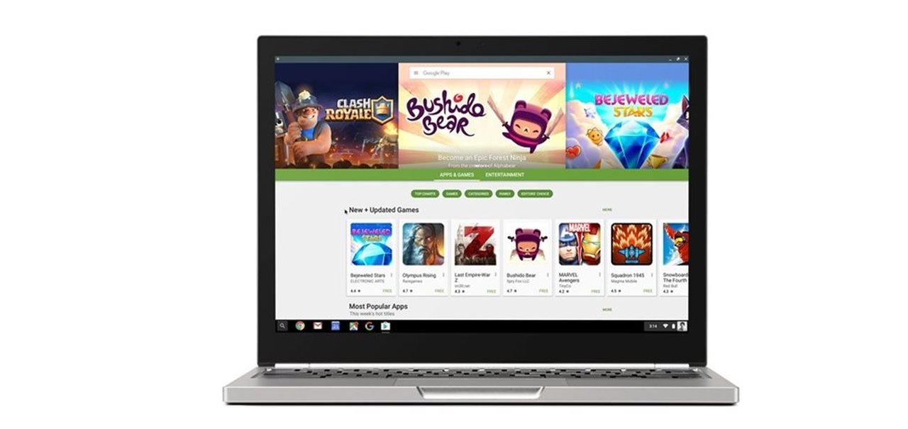 Apps do Android já estão disponíveis nos computadores com Chrome OS