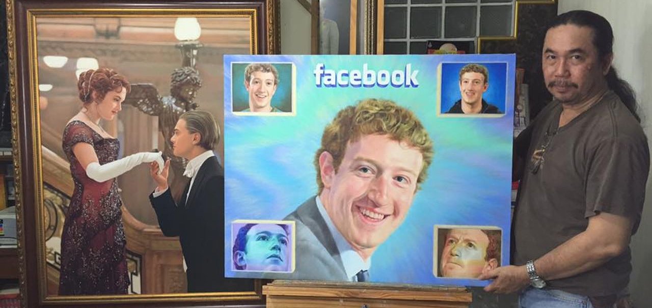 Existe um universo de pessoas que adoram desenhar o Mark Zuckerberg