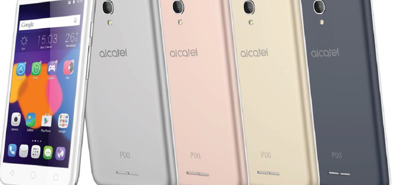 Pixi 4 5' 4G é lançado pela Alcatel no Brasil por R$ 670