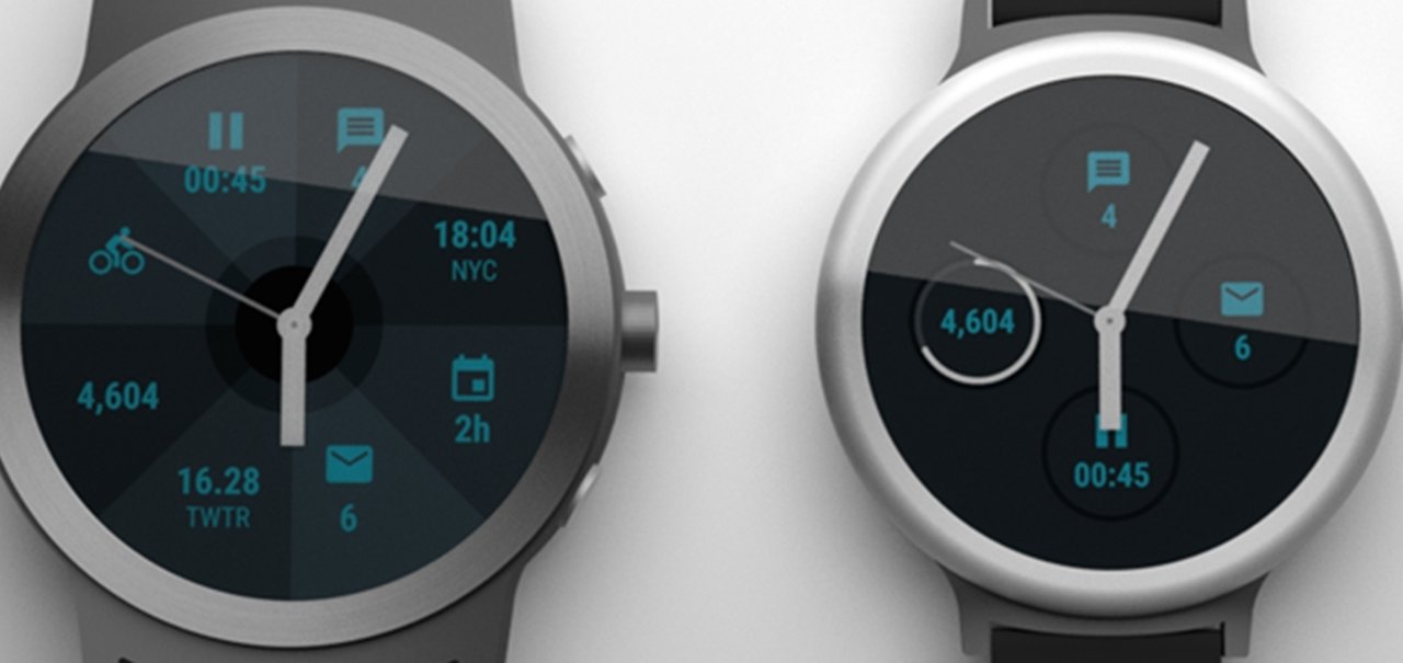 Renderização mostra como é o visual dos novos smartwatches da Google