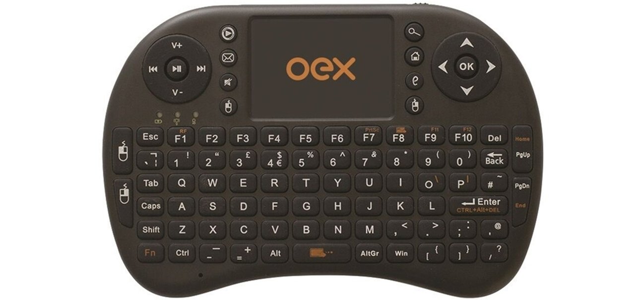 Novo Air Mouse OEX permite controle mais preciso de Smart TVs e PCs