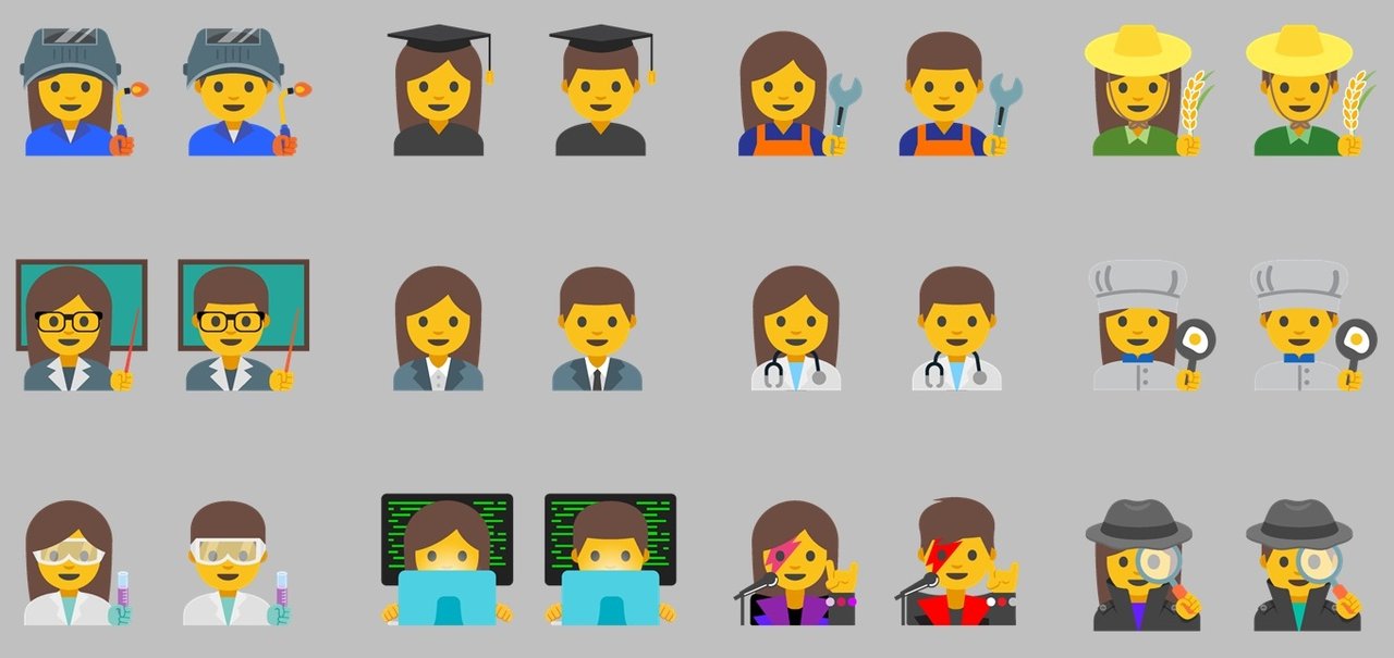 Emojis que reforçam papel da mulher na vida profissional são aprovados