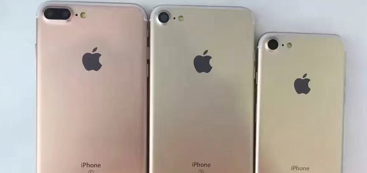 Novas imagens vazadas indicam que teremos três modelos de iPhone 7