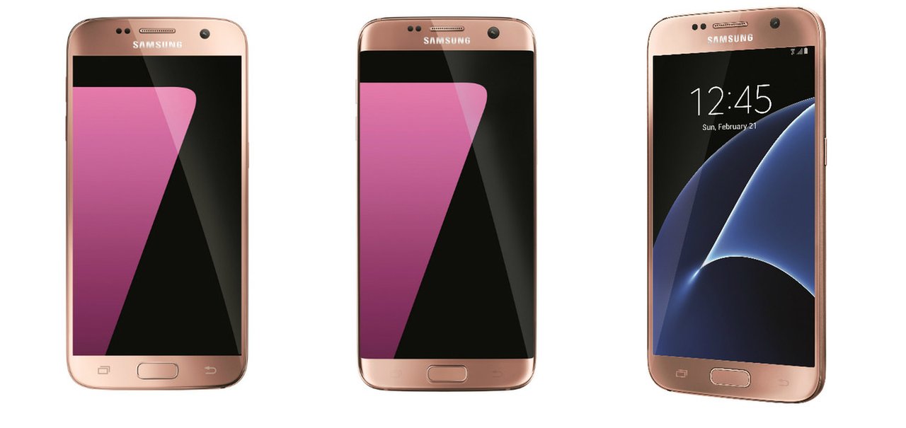 Já à venda no Brasil, cor “ouro rosa” do Galaxy S7/Edge chega aos EUA