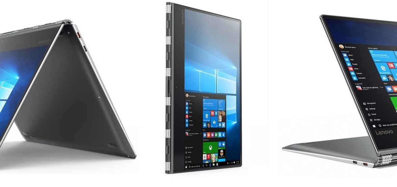 Lenovo Yoga 910, quase sem bordas, chega para bater Dell XPS 13