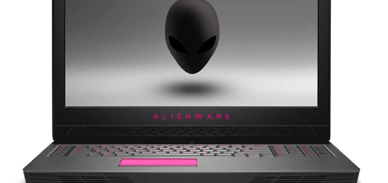 Notebook da Alienware com GTX 1080 liga apenas com o olhar