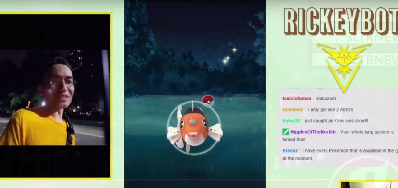 Jogador de Pokémon GO é roubado 'ao vivo' durante livestream