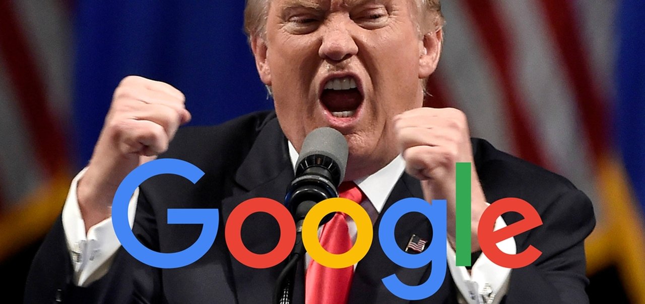 Trump diz que Google manipula buscas a favor de Hillary Clinton