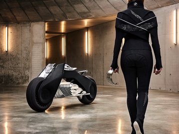 Moto conceito da BMW é tão segura que dispensa até o uso de capacete