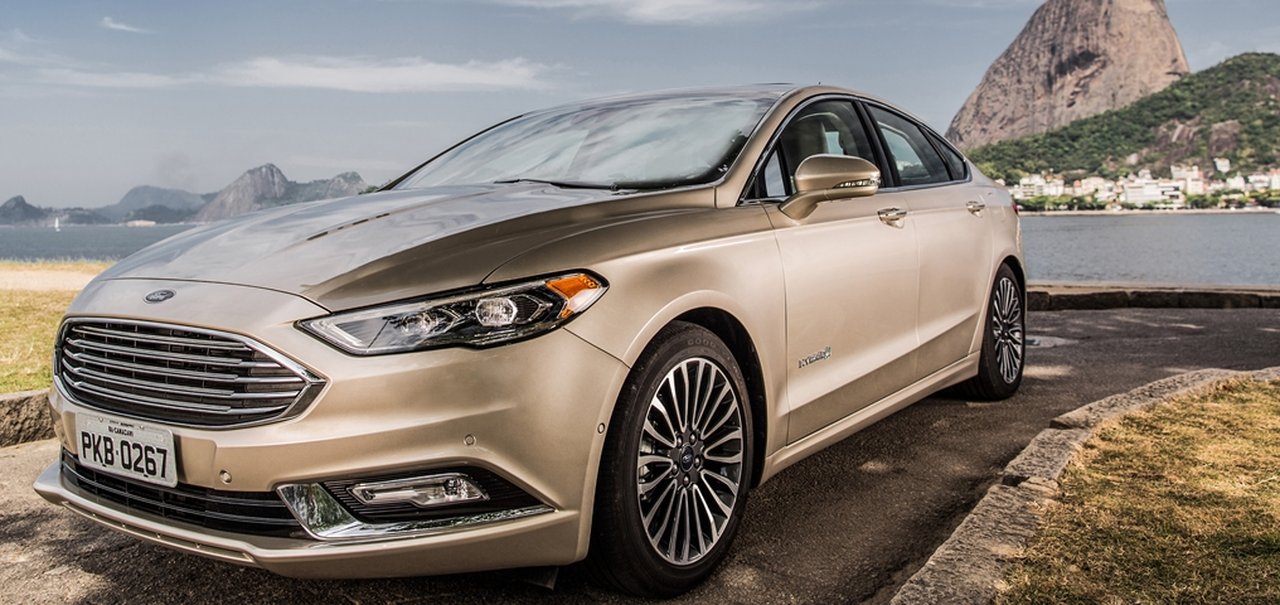 Ford dá preço e data do possante tecnológico Fusion Hybrid 2017 no Brasil