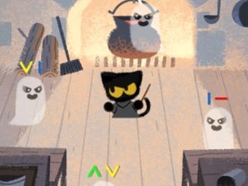 Doodle do Halloween 2016 é um joguinho simplesmente viciante