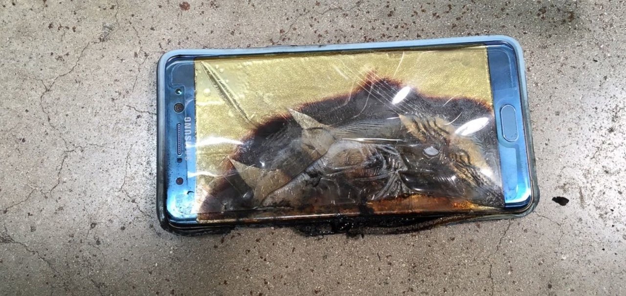 Cômico: ladrão rouba Note 7 e aparelho explode em suas mãos, diz jornal