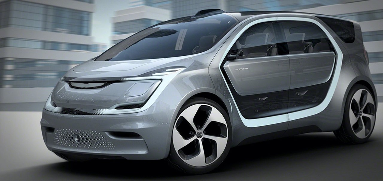 Chrysler leva conceito Portal de minivan elétrica autônoma para a CES 2017