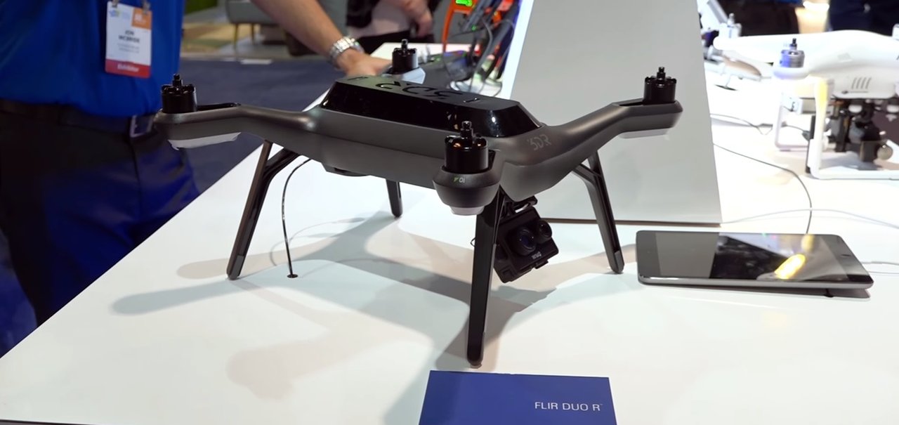 Para o alto e avante! CES 2017 traz câmeras térmicas da Flir para drones