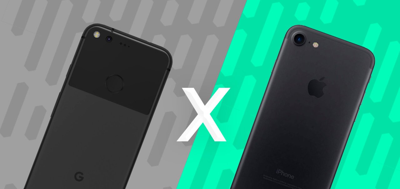 Comparativo: Google Pixel vs. Apple iPhone 7 [vídeo]