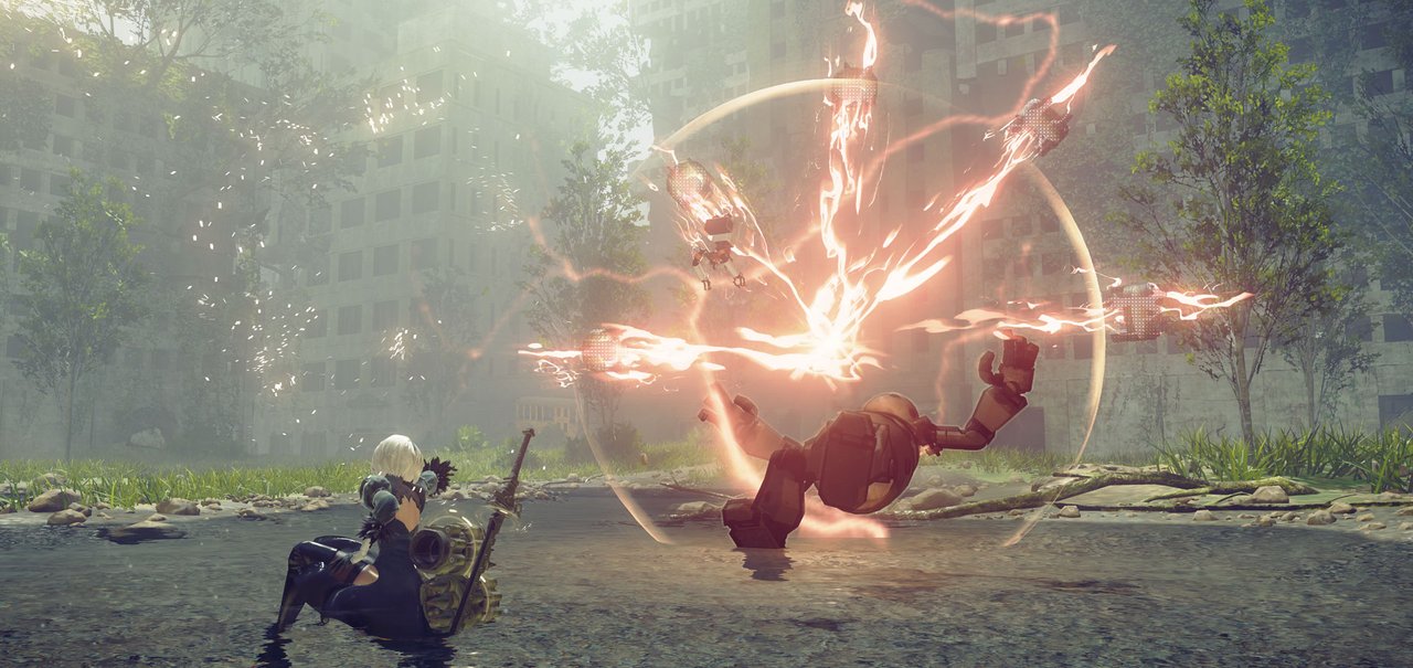 NieR Automata: quase 30 minutos promissores de exploração e pancadaria