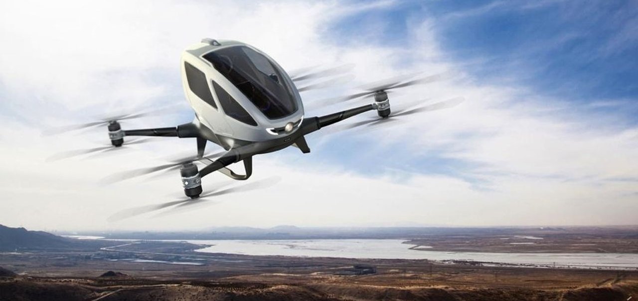 Quem vai receber o 1º transporte aéreo via drone no mundo? Dubai, é claro