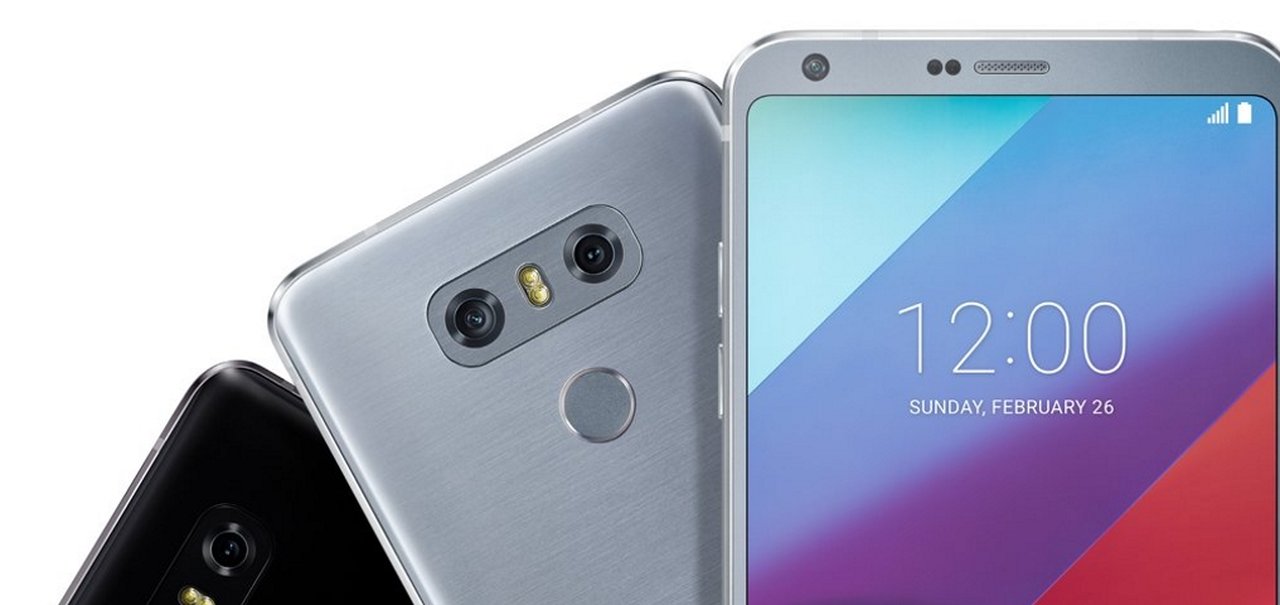 Nova imagem do LG G6 mostra o aparelho em três cores