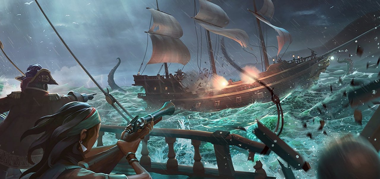 Rare revela sistema de viagem do game de piratas Sea of Thieves