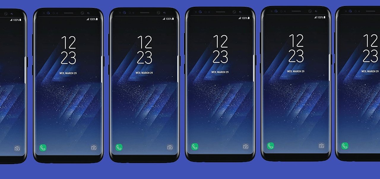 Já era, Sammy! Vaza mais uma foto que mostra o Galaxy S8 e o Galaxy S8 Plus