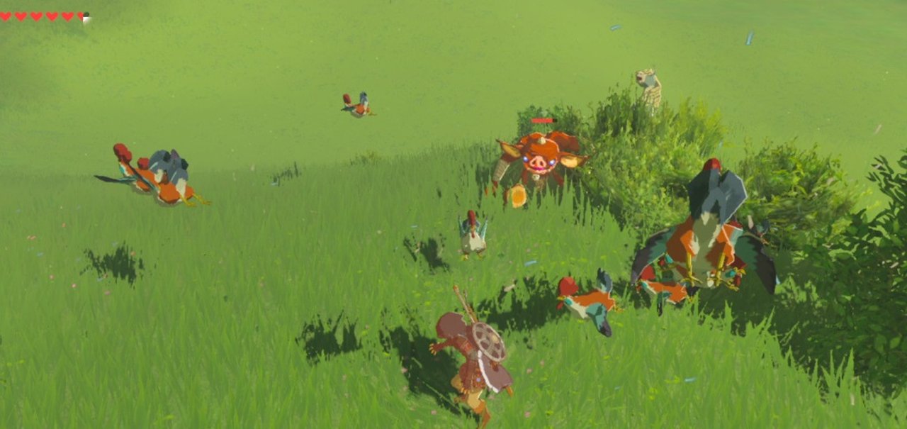 As galinhas podem ajudar você a derrotar os perigos de Breath of the Wild