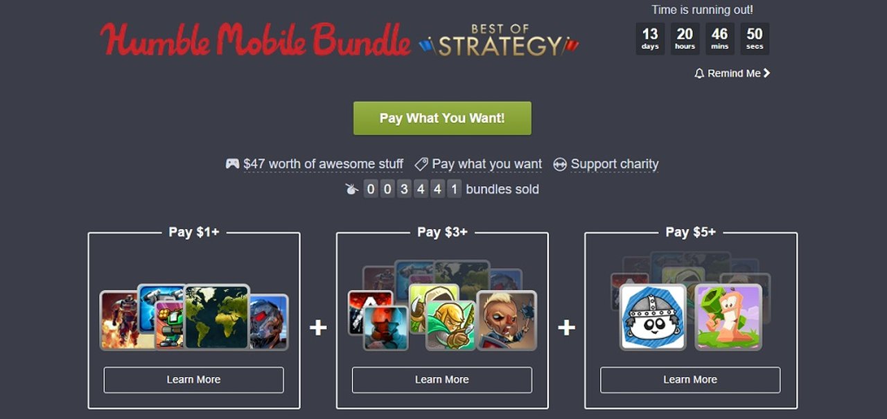 Conheça os jogos 'quase de graça' do Humble Mobile Bundle